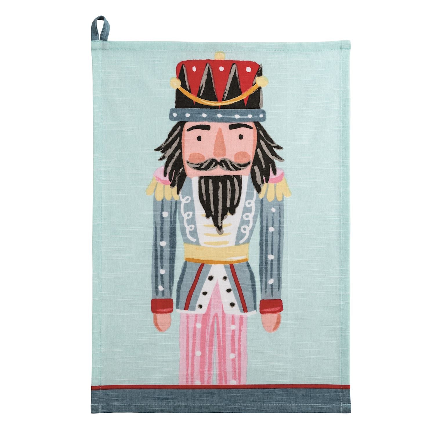Blue Nutcracker Tea Towel - Ballyhoo Boutique and Gift