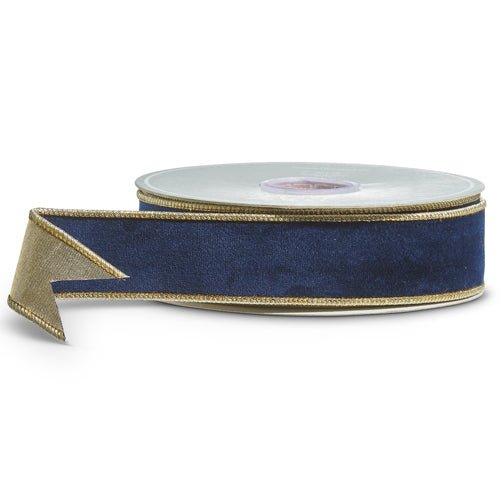Blue Velvet Ribbon - Ballyhoo Boutique and Gift