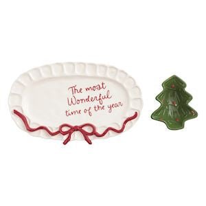 Bow Platter Set - Ballyhoo Boutique and Gift