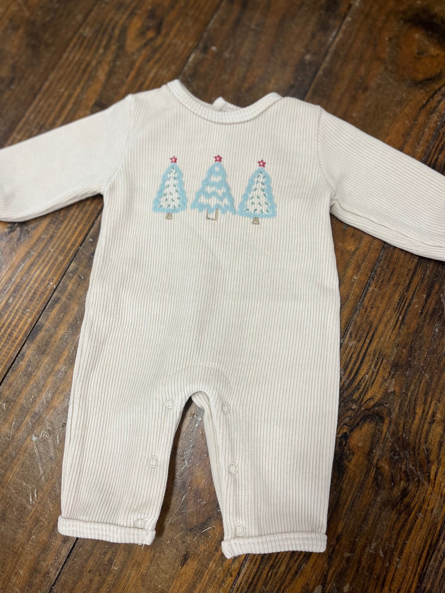 Boy's Christmas Tree Romper - Ballyhoo Boutique and Gift