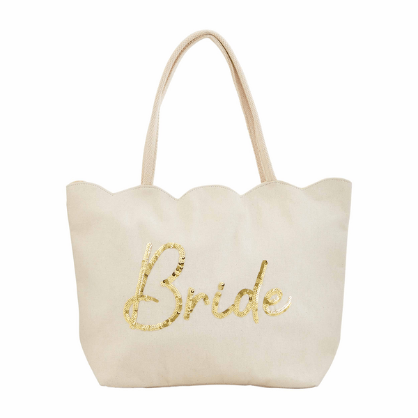 Bride Scallop Tote - Ballyhoo Boutique and Gift