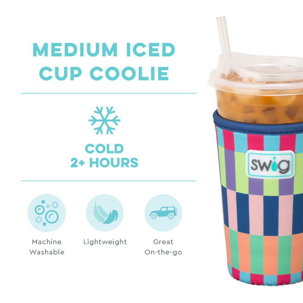 Brite Stripe Iced Cup Coolie - Ballyhoo Boutique and Gift