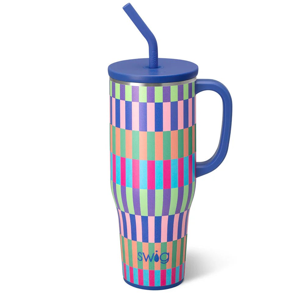 Brite Stripe Mega Mug 40oz - Ballyhoo Boutique and Gift