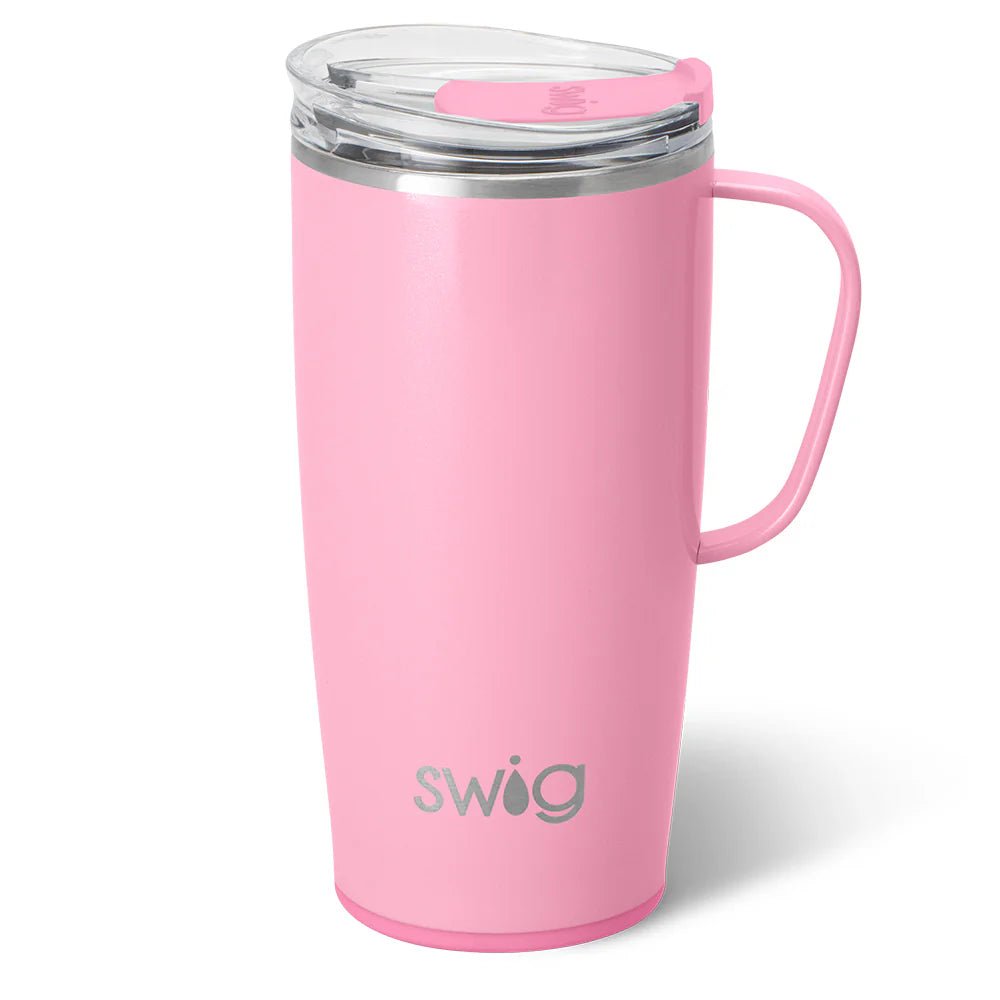 Bubblegum Travel Mug 22oz - Ballyhoo Boutique and Gift