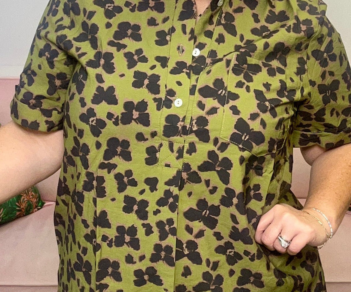 Butterfly Jungle Mini Dress - Ballyhoo Boutique and Gift