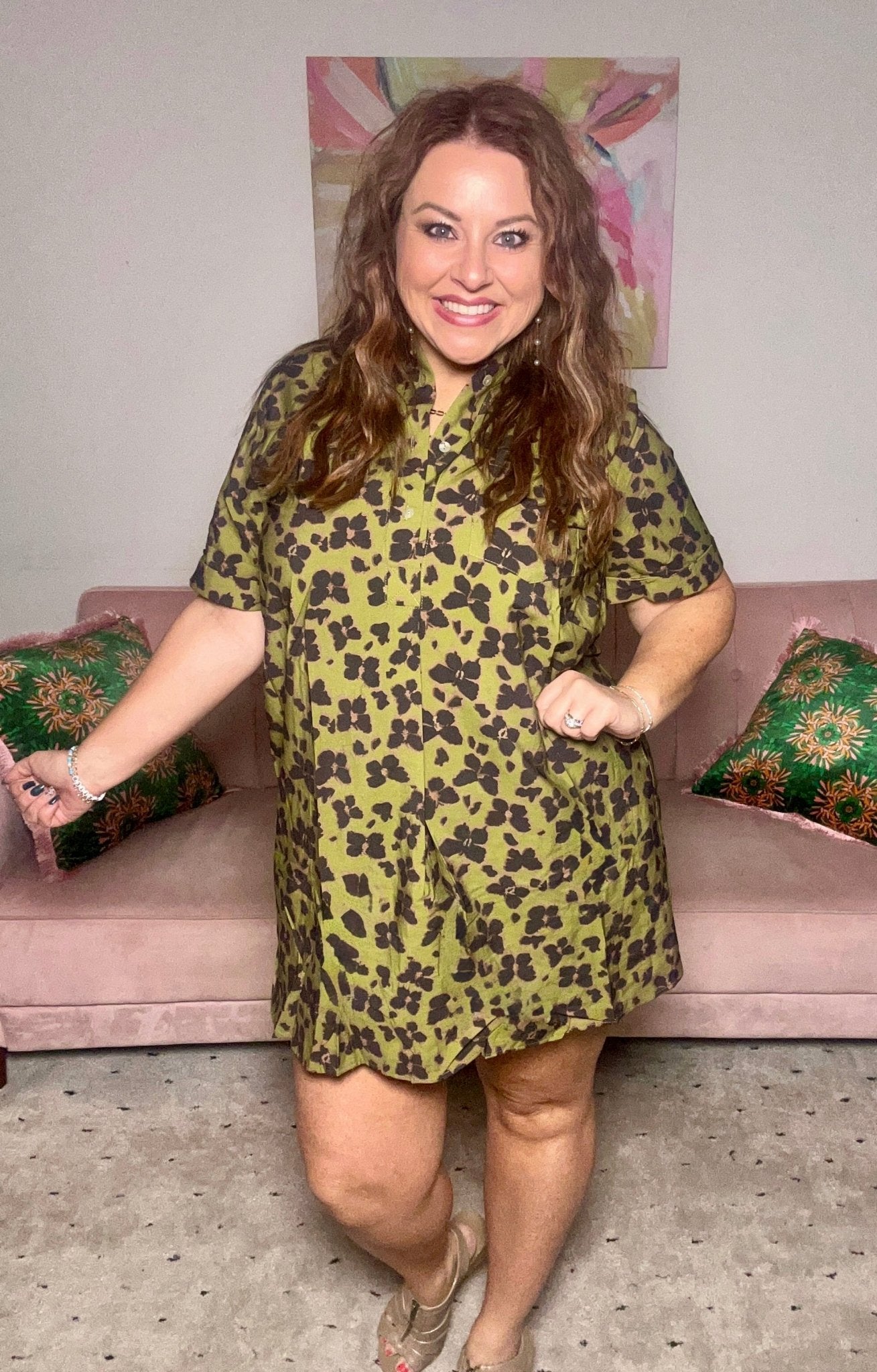 Butterfly Jungle Mini Dress - Ballyhoo Boutique and Gift