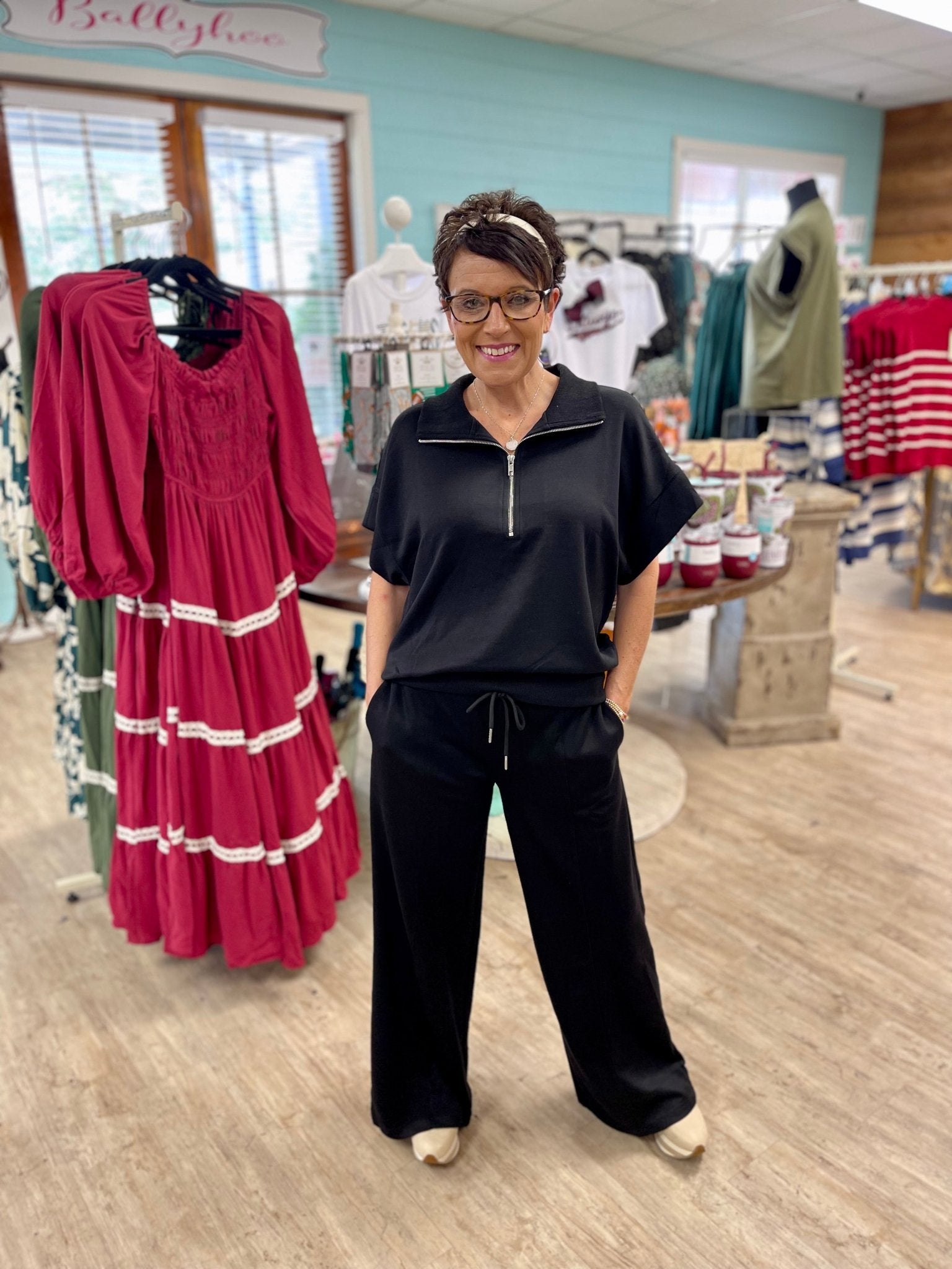 C4013 Black set - Ballyhoo Boutique and Gift