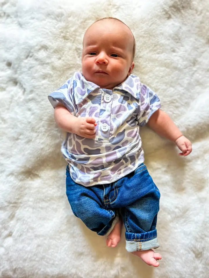 Camo Cutie Polo - Ballyhoo Boutique and Gift