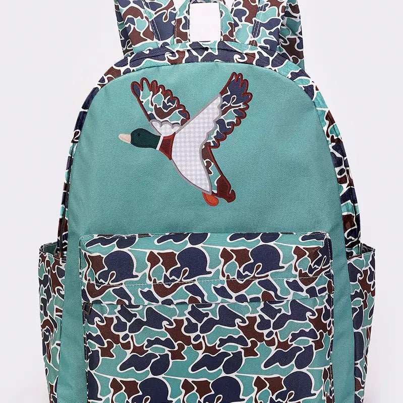Camo Duck Backpack - Ballyhoo Boutique and Gift