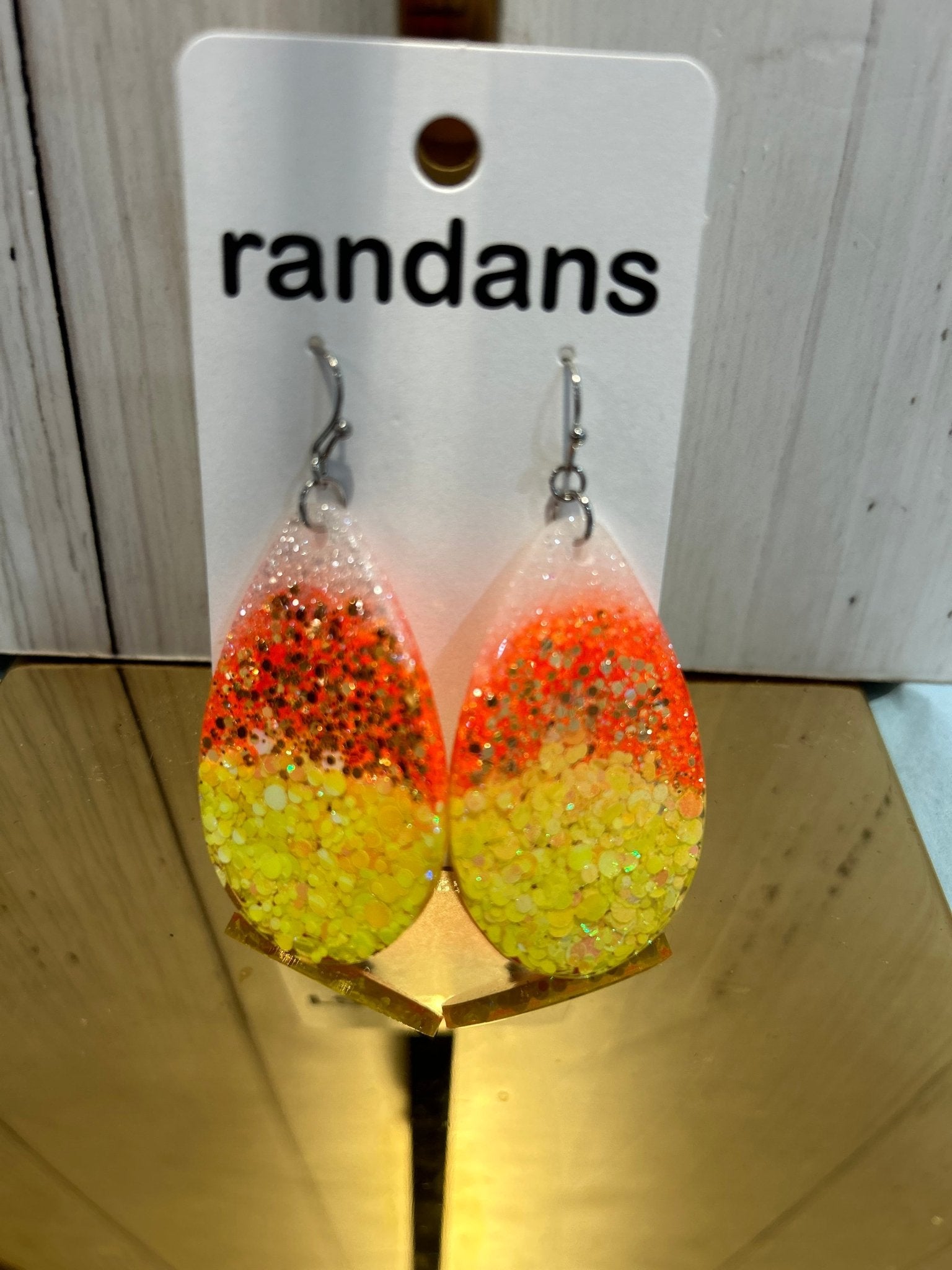 Candy Corn Earrings - Ballyhoo Boutique and Gift