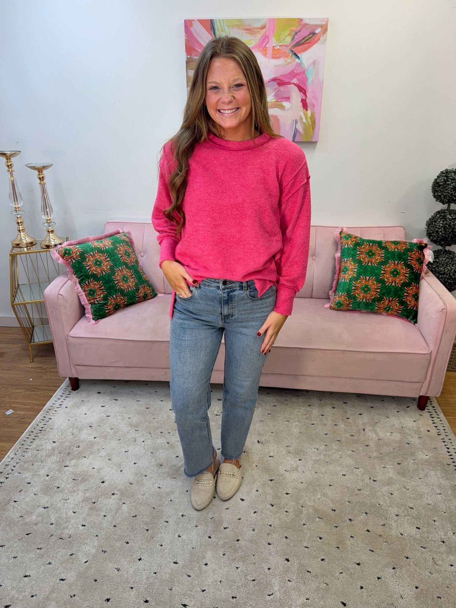 Casual Sweater - Ballyhoo Boutique and Gift