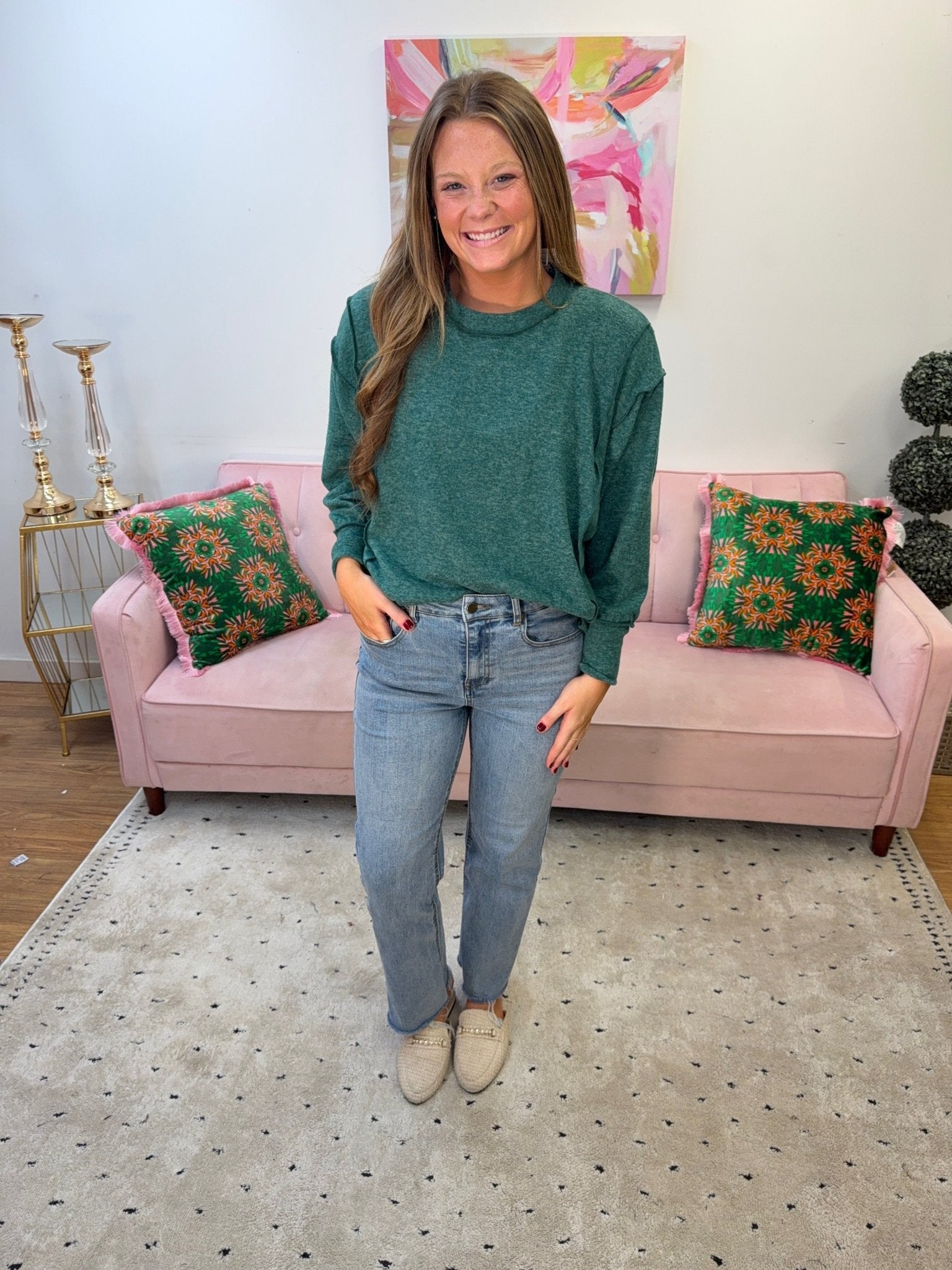 Casual Sweater - Ballyhoo Boutique and Gift