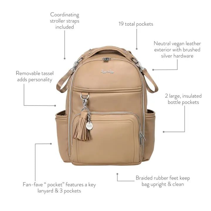 Chai Latte Boss Diaper Bag - Ballyhoo Boutique and Gift