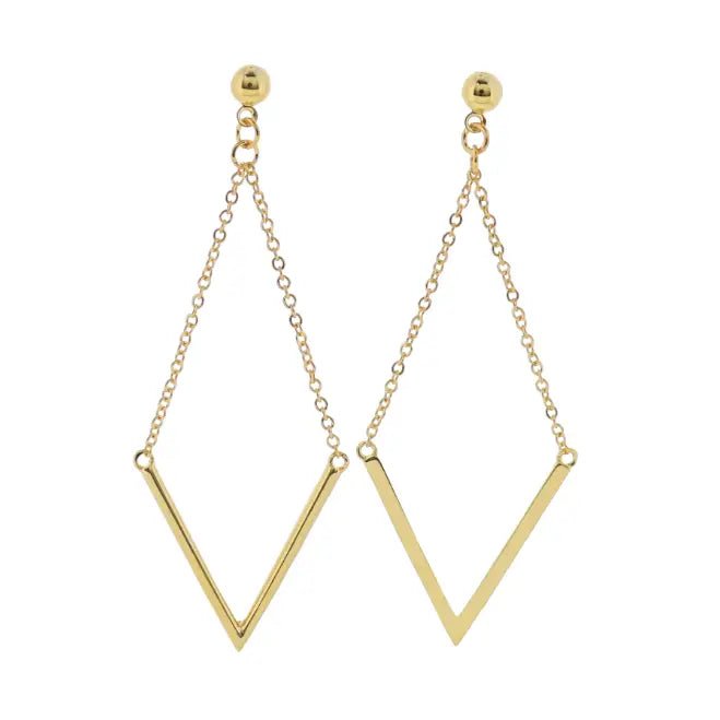 Chain Diamond Earring - Ballyhoo Boutique and Gift