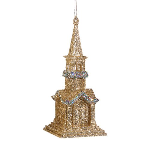 Champagne Church Ornament - Ballyhoo Boutique and Gift