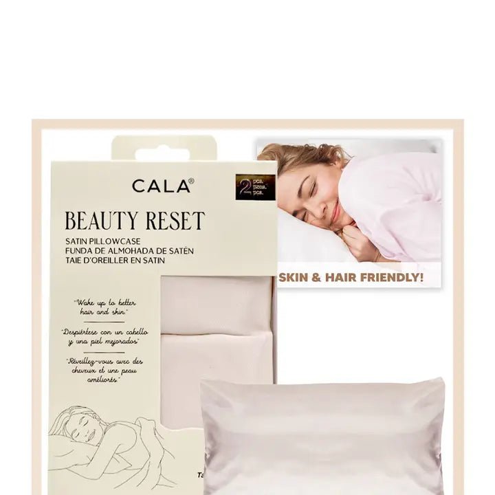 Champagne Satin Pillowcase - Ballyhoo Boutique and Gift