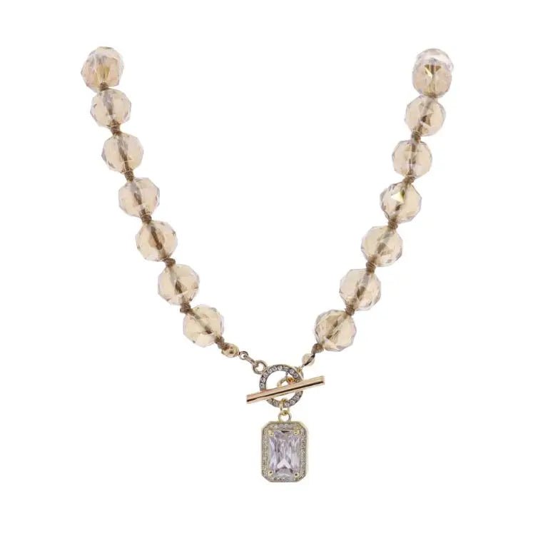 Champagne Toggle Necklace - Ballyhoo Boutique and Gift