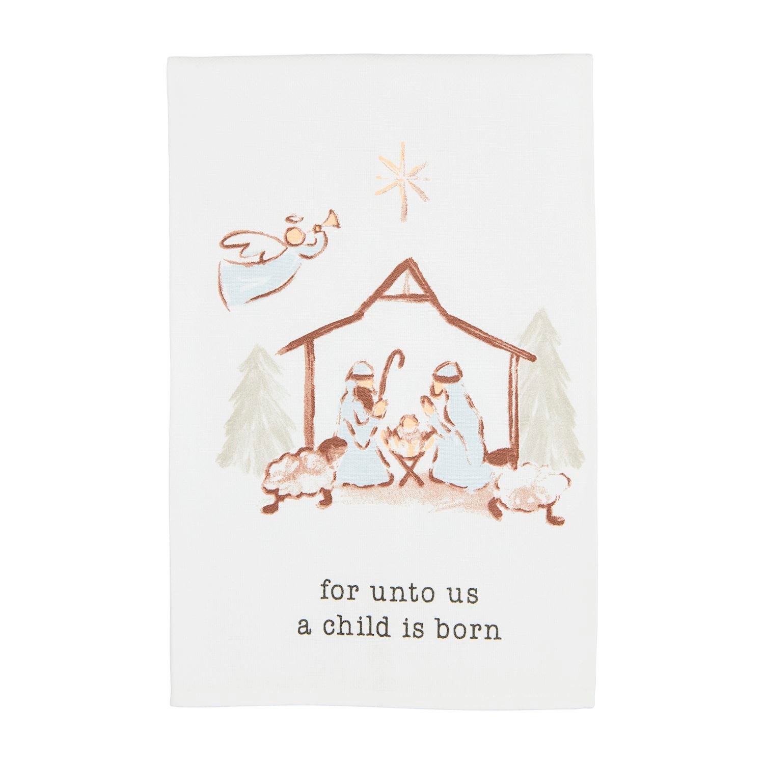 Child is Born Tea Towel - Ballyhoo Boutique and Gift
