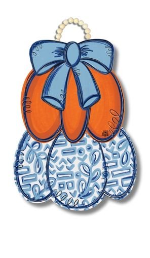 Chinoiserie Pumpkin Hanger - Ballyhoo Boutique and Gift