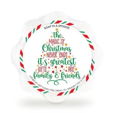 Christmas Caren Sponge - Ballyhoo Boutique and Gift