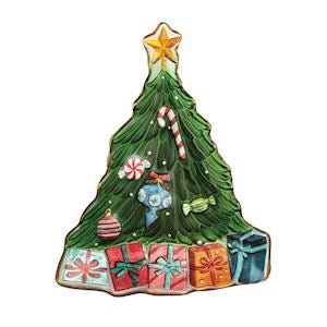 Christmas Tree Platter - Ballyhoo Boutique and Gift