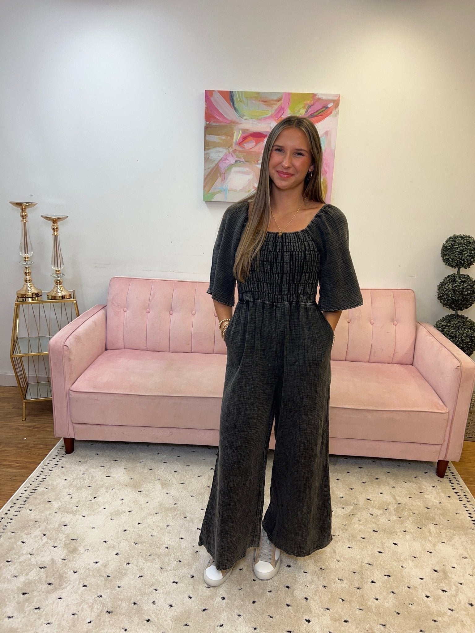 City Stroll Jumpsuit - Ballyhoo Boutique and Gift