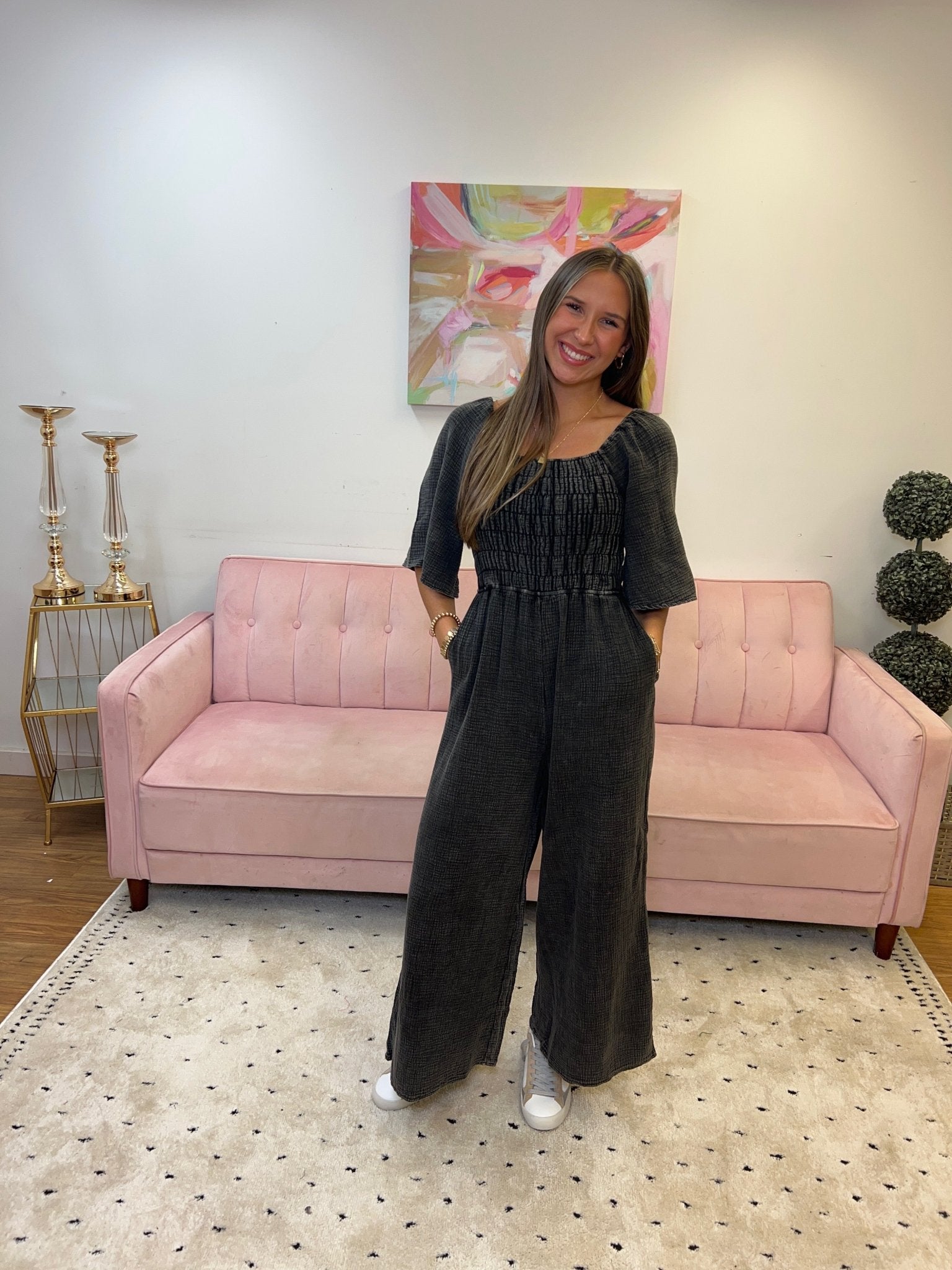 City Stroll Jumpsuit - Ballyhoo Boutique and Gift