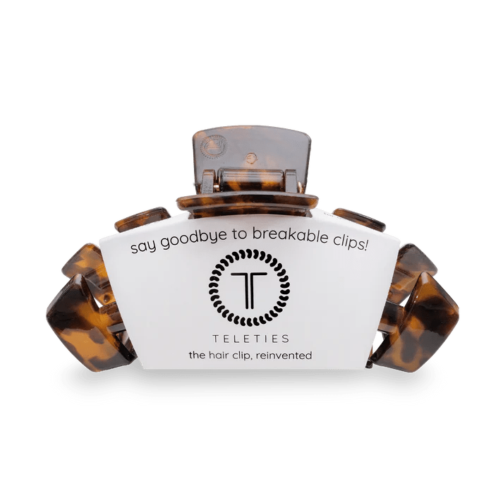 Classic Tortoise Large Clip - Ballyhoo Boutique and Gift