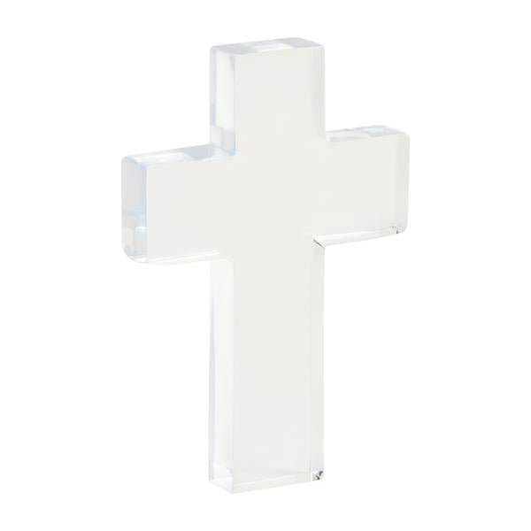 Clear Resin Cross - Ballyhoo Boutique and Gift