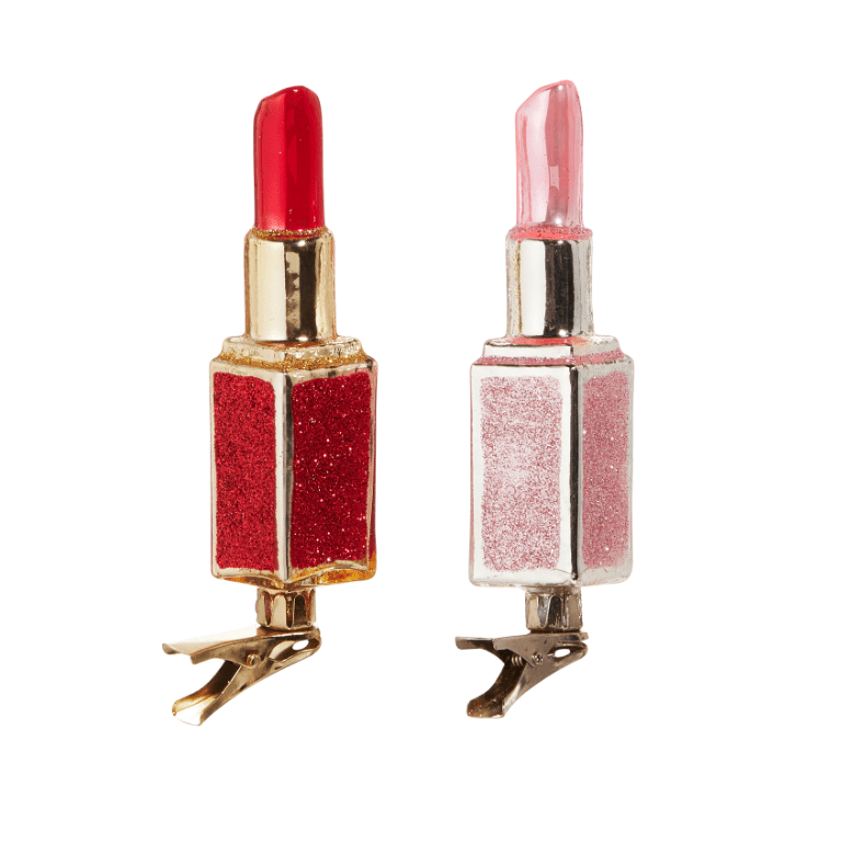 Clip - On Lipstick Ornament - Ballyhoo Boutique and Gift