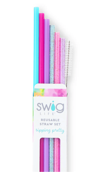 Cloud Nine Reusable Straw Set - Ballyhoo Boutique and Gift