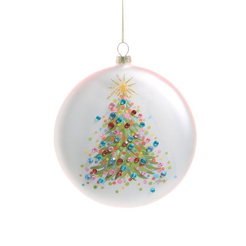 Confetti Disc Ornament - Ballyhoo Boutique and Gift