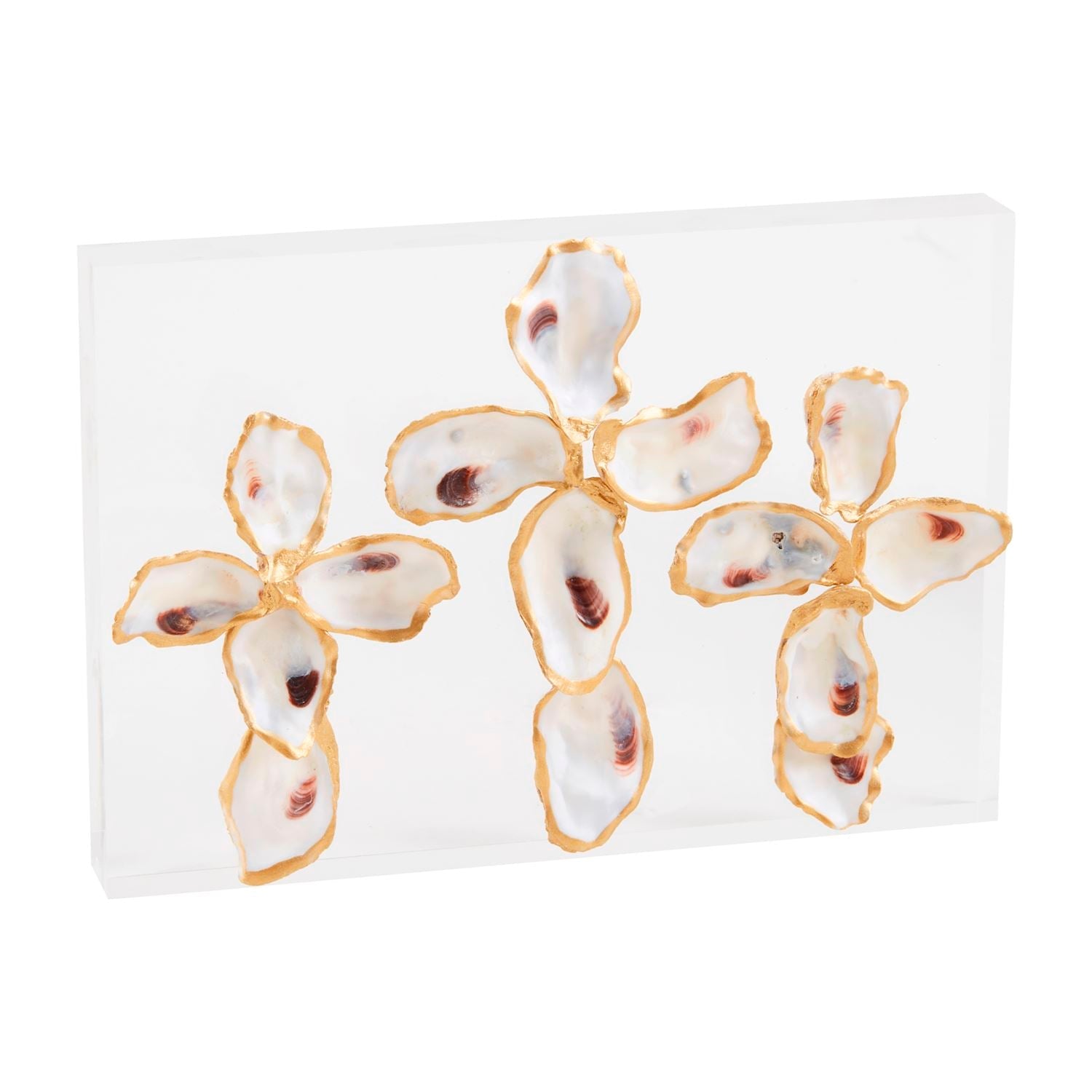Cross Acrylic Oyster Plaque - Ballyhoo Boutique and Gift