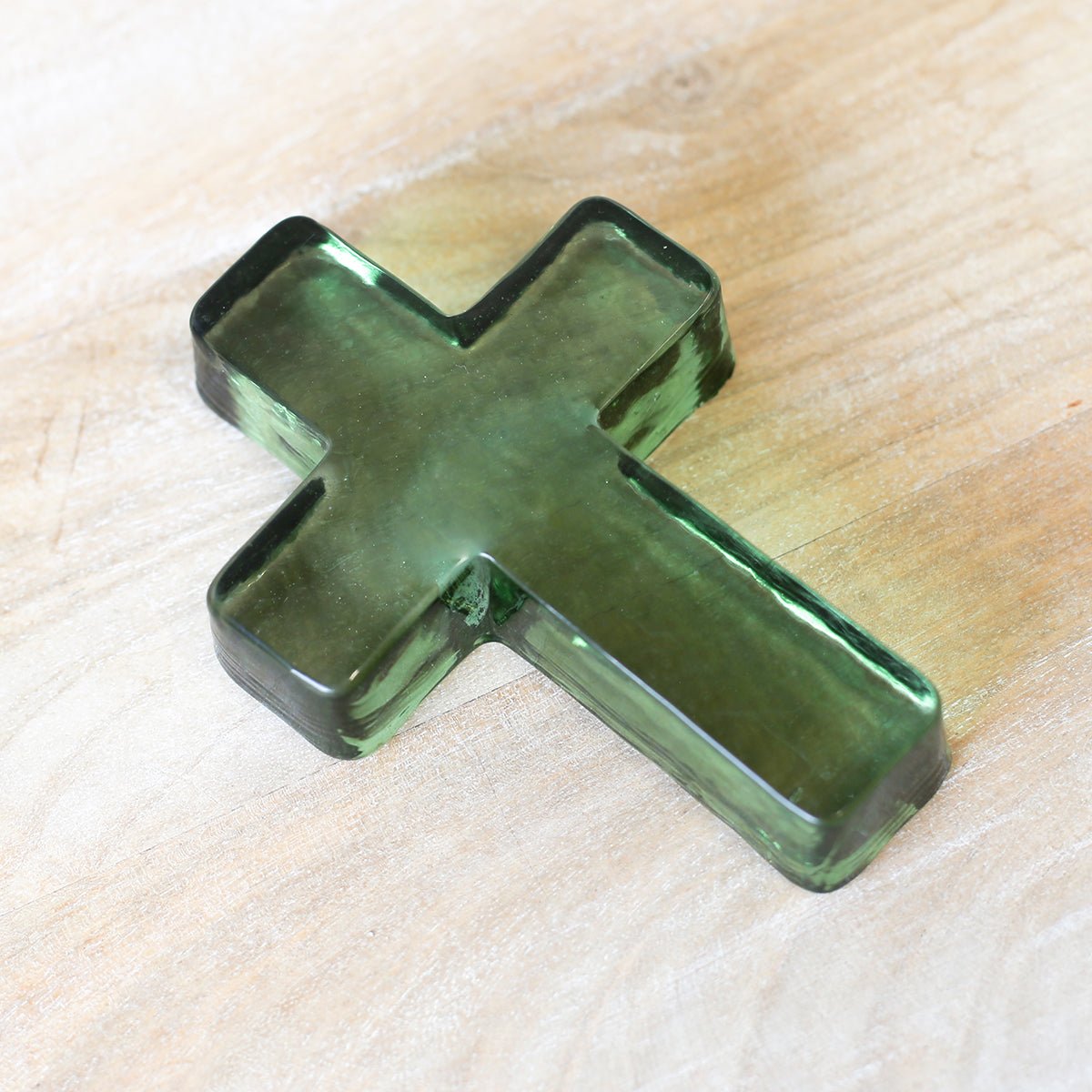 Cross Glass Decor - Ballyhoo Boutique and Gift