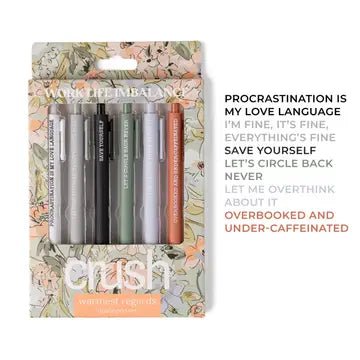 Crush Warmest Regards Pen Set - Ballyhoo Boutique and Gift
