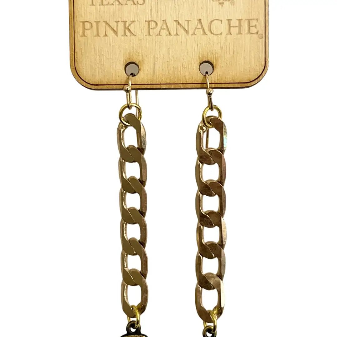 Curb Chain Link Earring - Ballyhoo Boutique and Gift