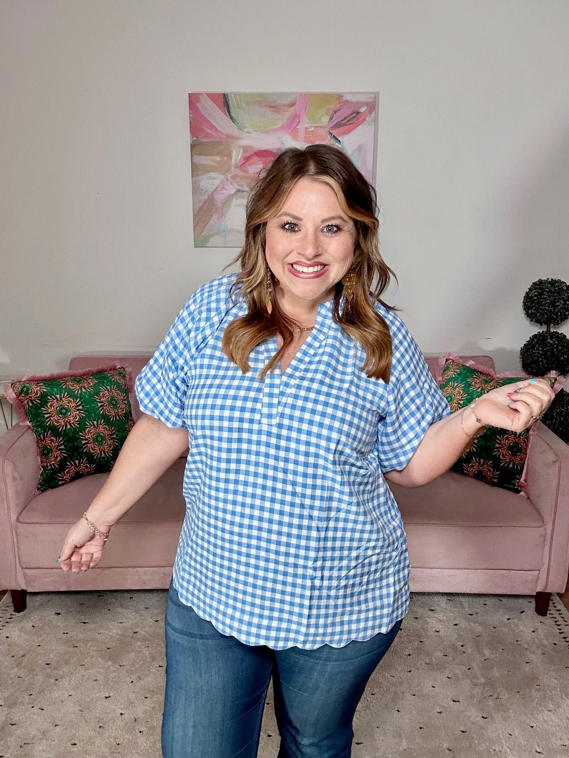 Darling Dorothy Top - Ballyhoo Boutique and Gift
