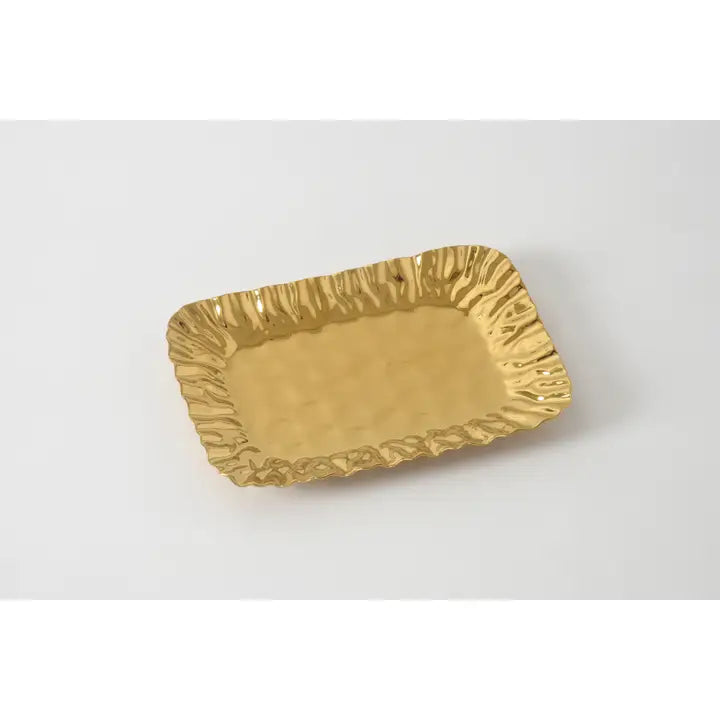 Gold Small Deep Tray