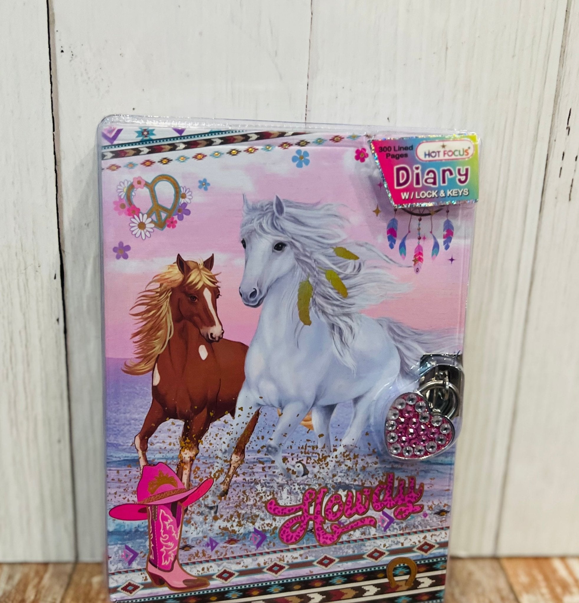 Diary w/ Lock and Key - Ballyhoo Boutique and Gift
