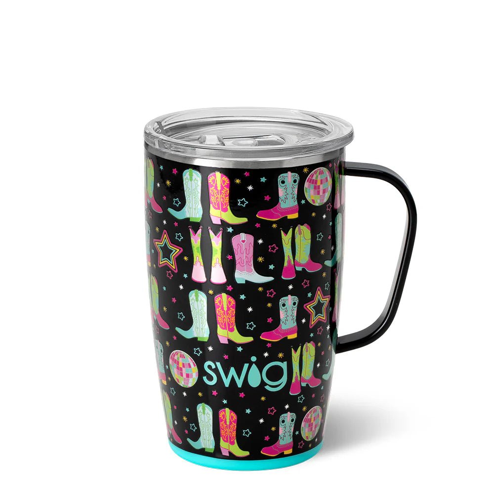 Disco Cowgirl Travel Mug 18oz - Ballyhoo Boutique and Gift