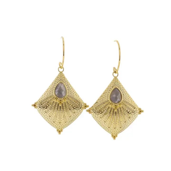 Dotted Diamond Earrings - Ballyhoo Boutique and Gift