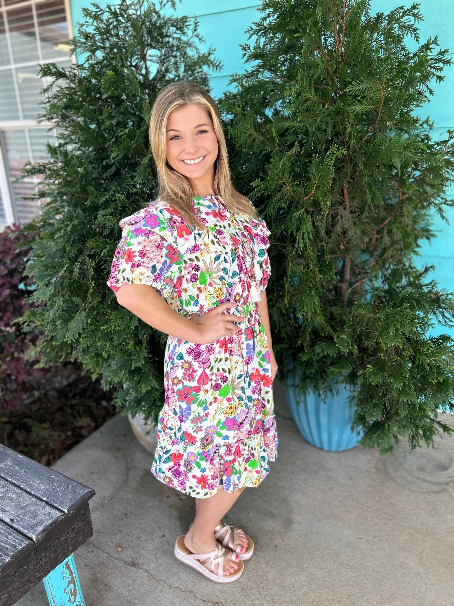 ED70299 Dress - Ballyhoo Boutique and Gift