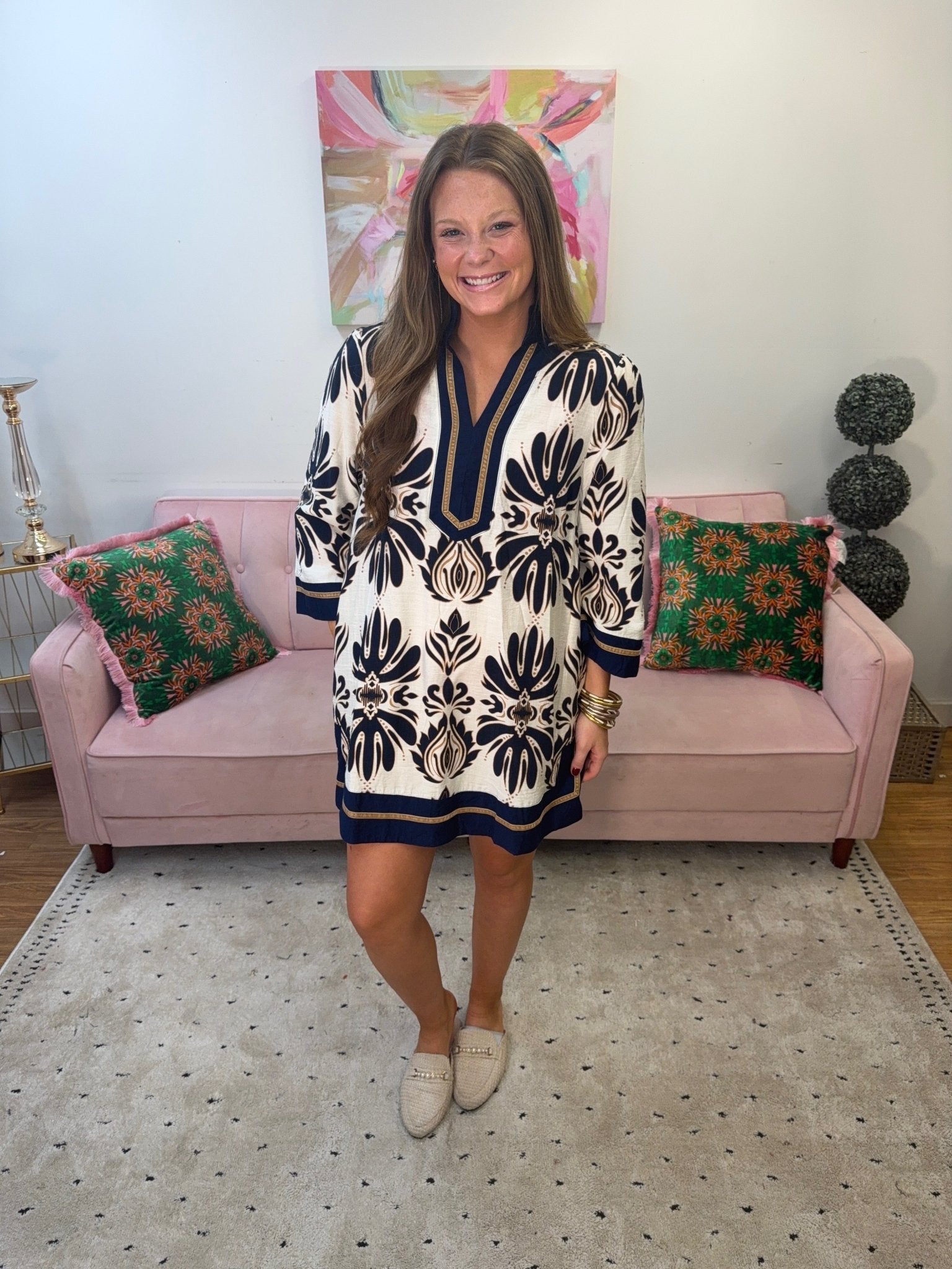 Elegant Touch Dress - Ballyhoo Boutique and Gift