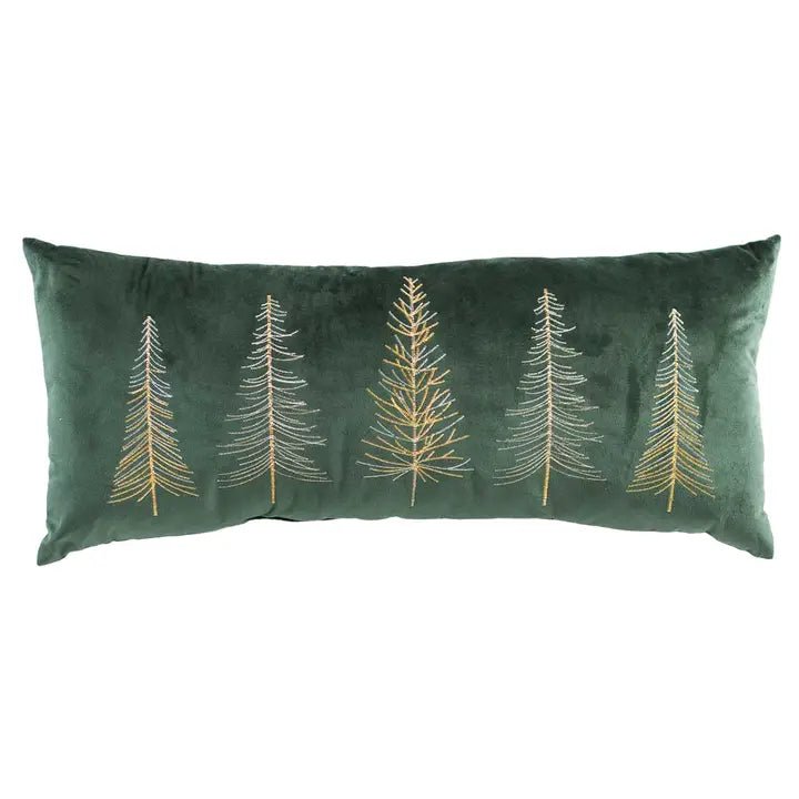 Embroidered Tree Pillow - Ballyhoo Boutique and Gift