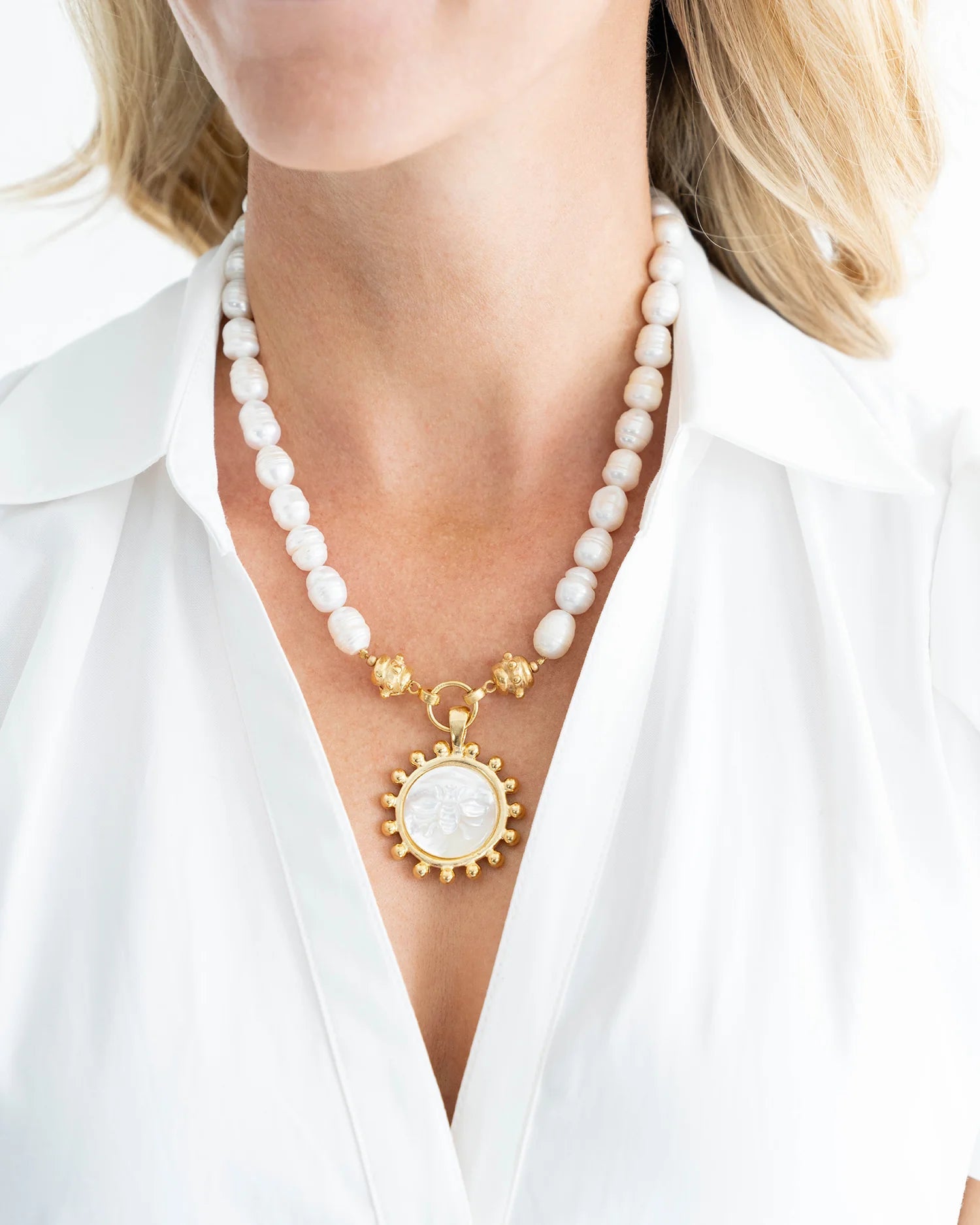 Engraved Bee Necklace - Ballyhoo Boutique and Gift