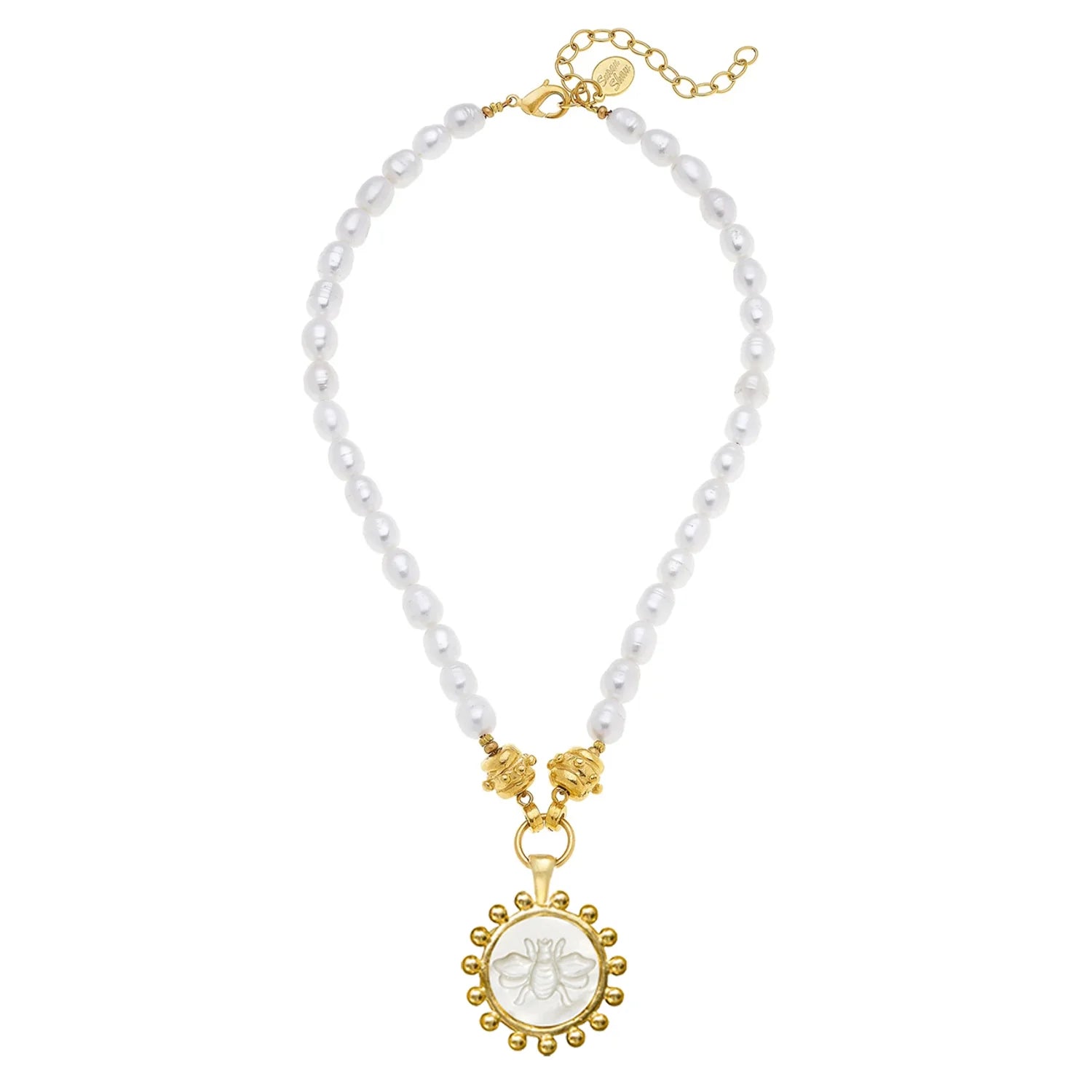Engraved Bee Necklace - Ballyhoo Boutique and Gift