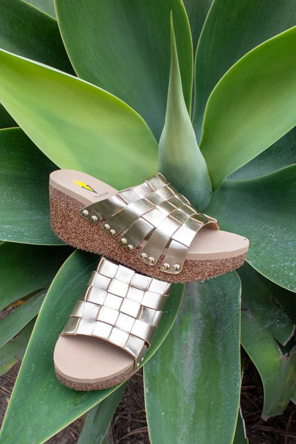 Enoki Sandal w/ Metal Clog Studs - Ballyhoo Boutique and Gift