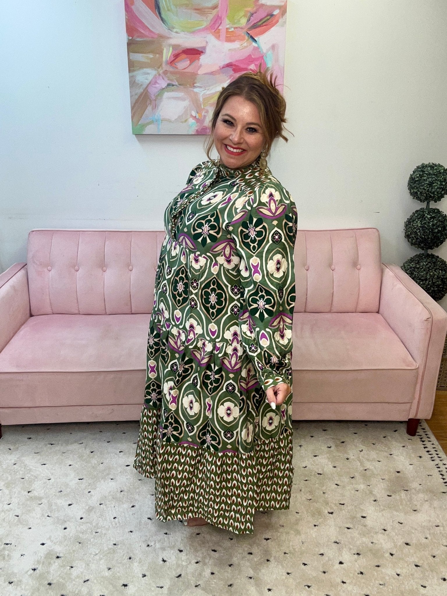 Fallin' Into You Dress - Ballyhoo Boutique and Gift
