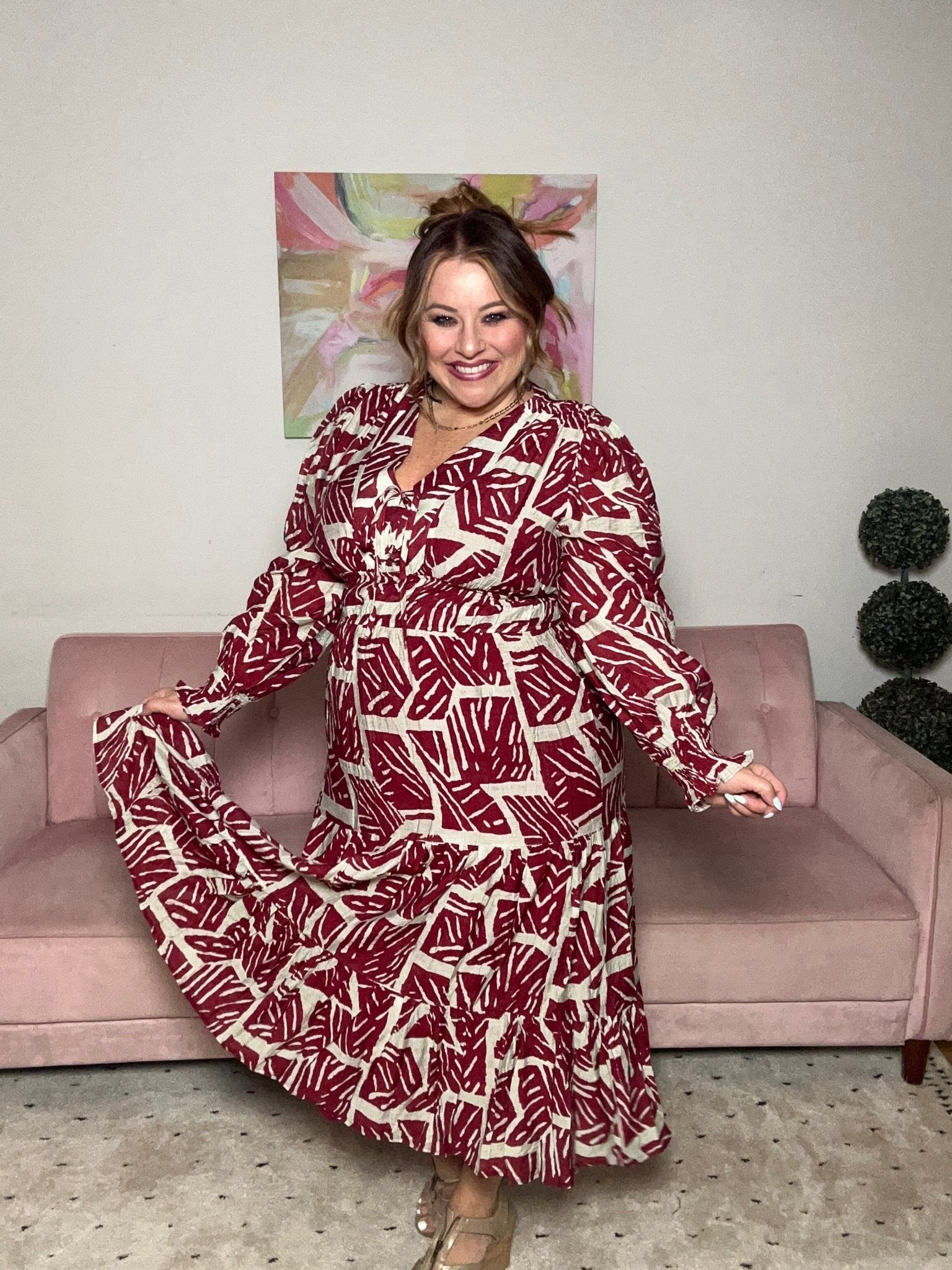 Falling For You Dress - Ballyhoo Boutique and Gift