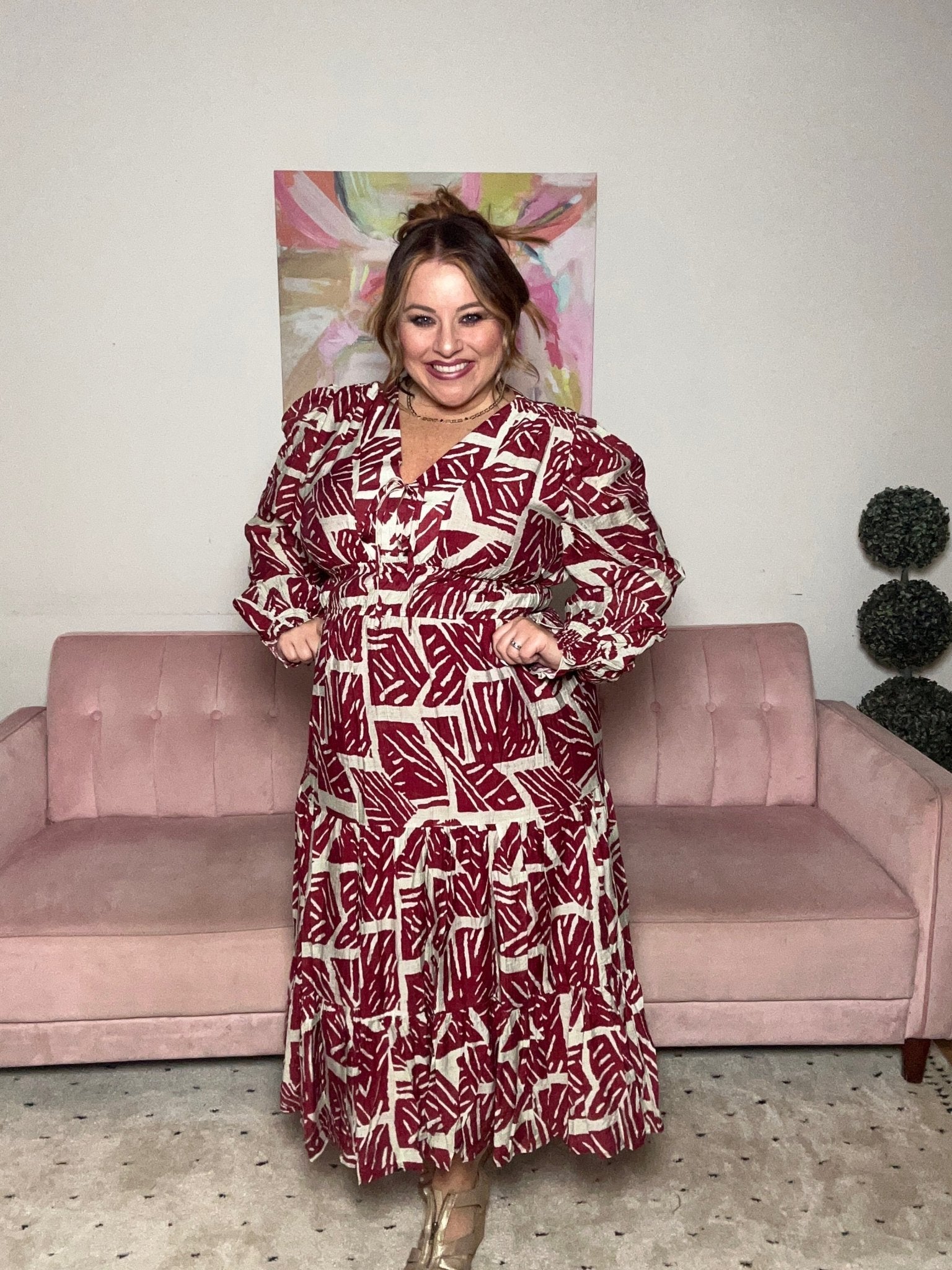 Falling For You Dress - Ballyhoo Boutique and Gift